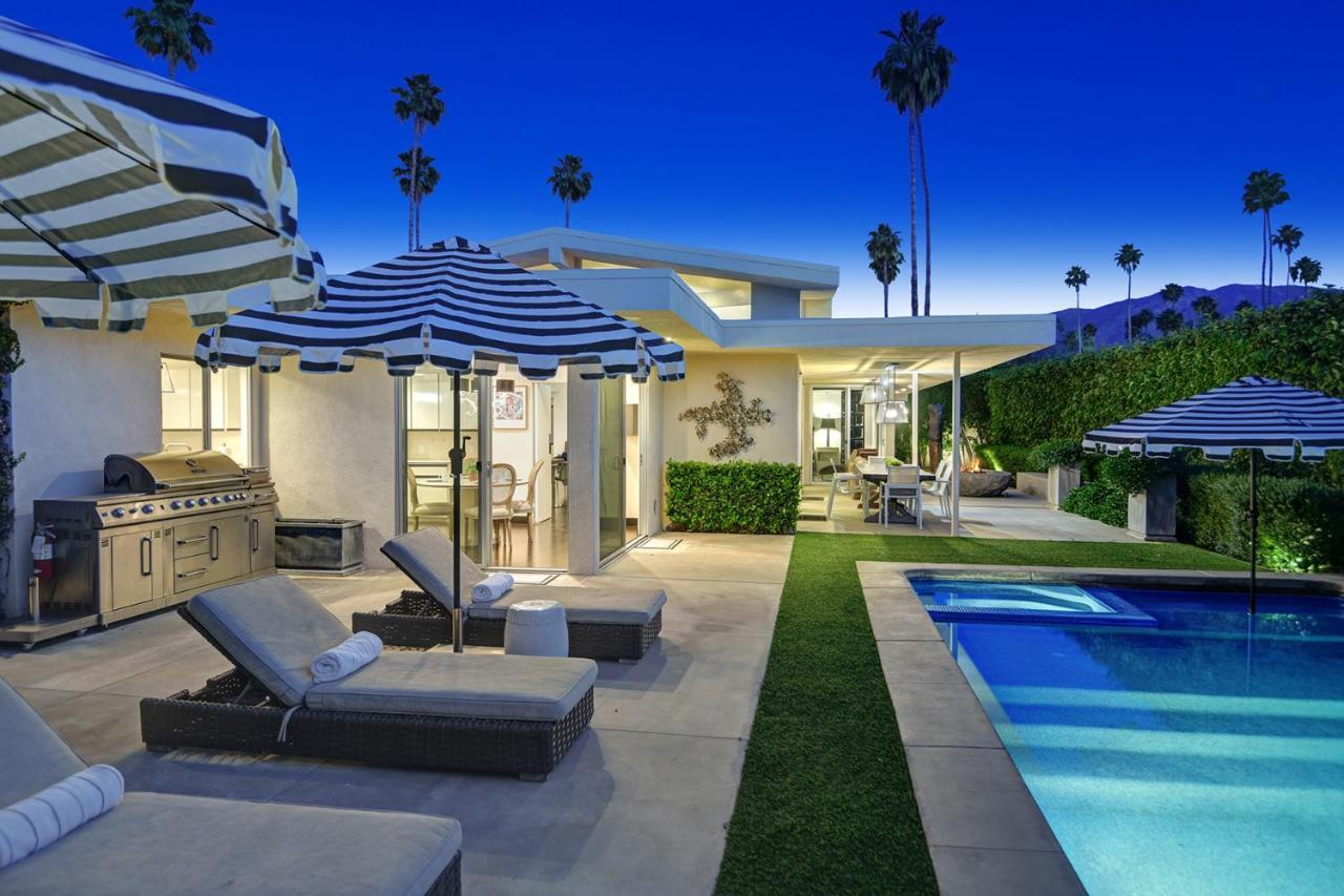 Canyon Palms Estate- Ultra-Luxe, Pool, Spa, Firepit, Outdoor Kitchen & More Palm Springs Esterno foto